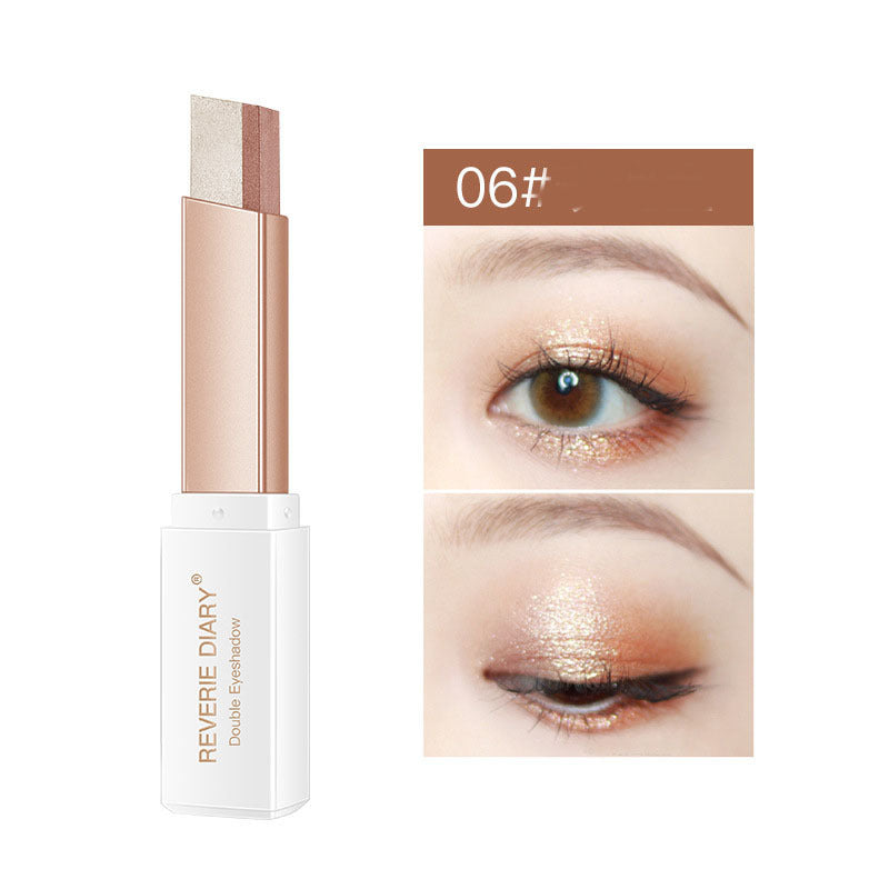 Lazy Eyeshadow Stick Stereo Gradient Shimmer Double Color Eye Shadow Pen Waterproof Easy To Wear Eyeshadow Lazy Eyeshadow Stick Stereo Gradient Shimmer Double Color Eye Shadow Pen Waterproof Easy To Wear Eyeshadow